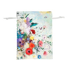 Floral Bouquet Lightweight Drawstring Pouch (m) by Sobalvarro