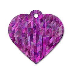 Usdivided Dog Tag Heart (one Side) by designsbyamerianna