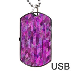 Usdivided Dog Tag Usb Flash (one Side) by designsbyamerianna