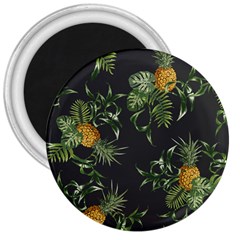 Pineapples Pattern 3  Magnets by Sobalvarro