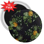 Pineapples pattern 3  Magnets (10 pack)  Front