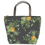 Pineapples pattern Bucket Bag Front