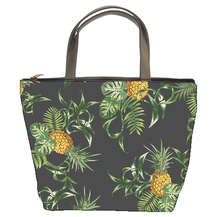 Pineapples pattern Bucket Bag