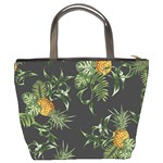 Pineapples pattern Bucket Bag Back