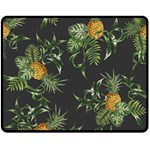 Pineapples pattern Double Sided Fleece Blanket (Medium)  58.8 x47.4  Blanket Back