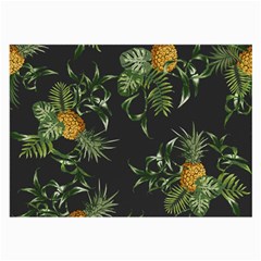 Pineapples Pattern Large Glasses Cloth by Sobalvarro