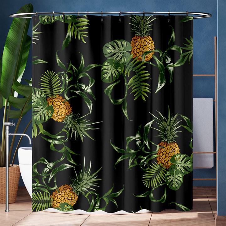 Pineapples pattern Shower Curtain 60  x 72  (Medium) 