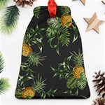 Pineapples pattern Bell Ornament (Two Sides) Front