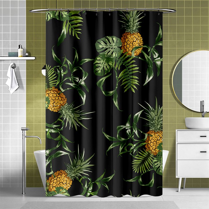 Pineapples pattern Shower Curtain 48  x 72  (Small) 