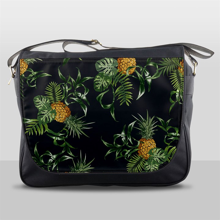 Pineapples pattern Messenger Bag