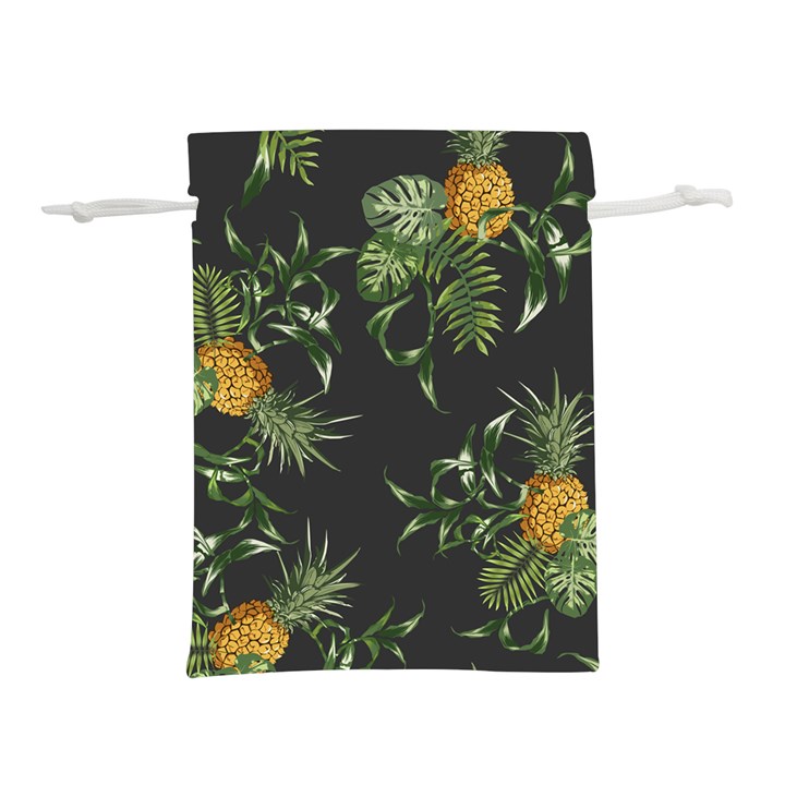 Pineapples pattern Lightweight Drawstring Pouch (L)