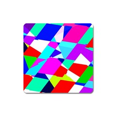 Patchwork Square Magnet by designsbyamerianna