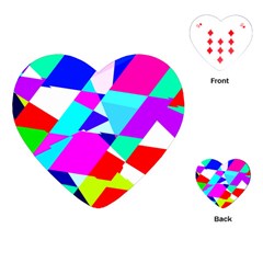 Patchwork Playing Cards Single Design (heart)