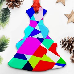 Patchwork Christmas Tree Ornament (two Sides)