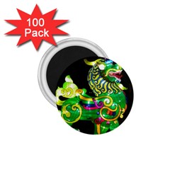 Green Ki Rin 1 75  Magnets (100 Pack)  by Riverwoman