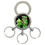 Green Ki Rin 3-Ring Key Chain Front