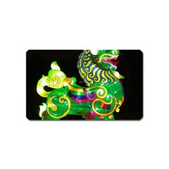 Green Ki Rin Magnet (name Card) by Riverwoman