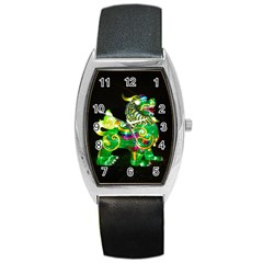 Green Ki Rin Barrel Style Metal Watch