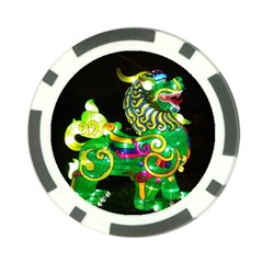 Green Ki Rin Poker Chip Card Guard (10 Pack)