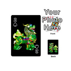 Green Ki Rin Playing Cards 54 Designs (mini)