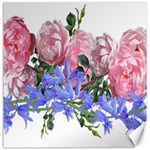 Flowers Roses Bluebells Arrangement Canvas 20  x 20  19 x19.27  Canvas - 1