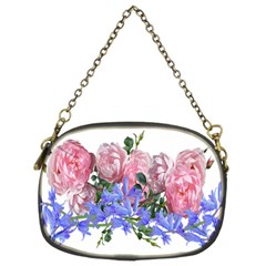 Flowers Roses Bluebells Arrangement Chain Purse (two Sides) by Simbadda