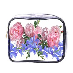 Flowers Roses Bluebells Arrangement Mini Toiletries Bag (one Side) by Simbadda