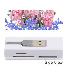 Flowers Roses Bluebells Arrangement Memory Card Reader (stick) by Simbadda