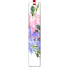 Flowers Roses Bluebells Arrangement Large Book Marks by Simbadda