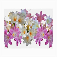 Lilies Belladonna Easter Lilies Small Glasses Cloth (2 Sides) by Simbadda