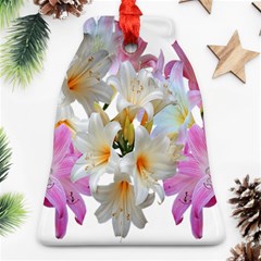 Lilies Belladonna Easter Lilies Bell Ornament (two Sides) by Simbadda