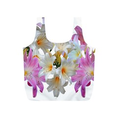 Lilies Belladonna Easter Lilies Full Print Recycle Bag (s) by Simbadda