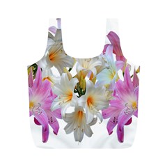 Lilies Belladonna Easter Lilies Full Print Recycle Bag (m) by Simbadda