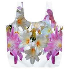 Lilies Belladonna Easter Lilies Full Print Recycle Bag (xl) by Simbadda