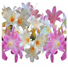 Lilies Belladonna Easter Lilies Wooden Puzzle Square