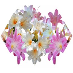 Lilies Belladonna Easter Lilies Wooden Puzzle Hexagon by Simbadda