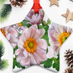 Flowers Anemone Arrangement Cut Out Ornament (Star)