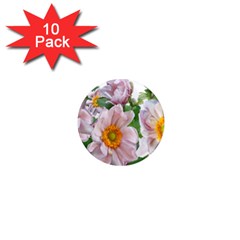 Flowers Anemone Arrangement Cut Out 1  Mini Magnet (10 pack) 