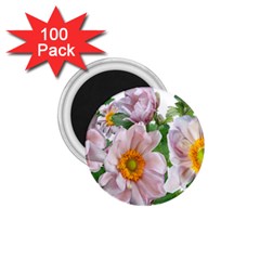 Flowers Anemone Arrangement Cut Out 1.75  Magnets (100 pack) 