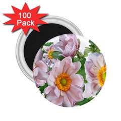 Flowers Anemone Arrangement Cut Out 2.25  Magnets (100 pack) 