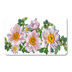 Flowers Anemone Arrangement Cut Out Magnet (rectangular) by Simbadda