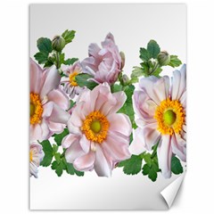 Flowers Anemone Arrangement Cut Out Canvas 36  x 48 