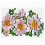 Flowers Anemone Arrangement Cut Out Large Glasses Cloth Front