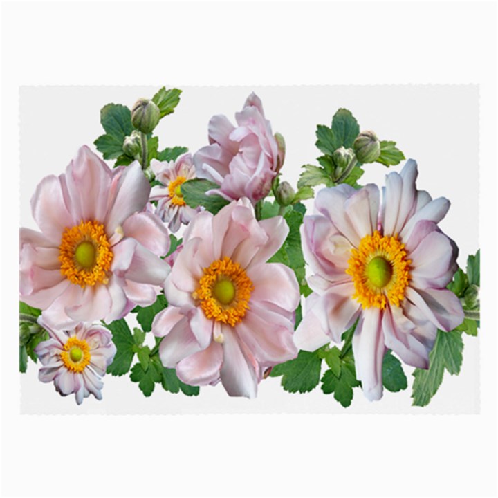 Flowers Anemone Arrangement Cut Out Large Glasses Cloth