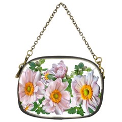 Flowers Anemone Arrangement Cut Out Chain Purse (two Sides) by Simbadda