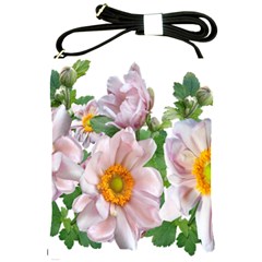 Flowers Anemone Arrangement Cut Out Shoulder Sling Bag