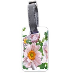 Flowers Anemone Arrangement Cut Out Luggage Tag (two sides)