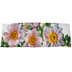 Flowers Anemone Arrangement Cut Out Body Pillow Case Dakimakura (two Sides) by Simbadda