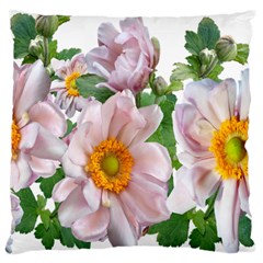 Flowers Anemone Arrangement Cut Out Large Cushion Case (Two Sides)