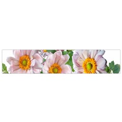 Flowers Anemone Arrangement Cut Out Small Flano Scarf